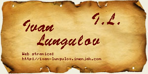 Ivan Lungulov vizit kartica